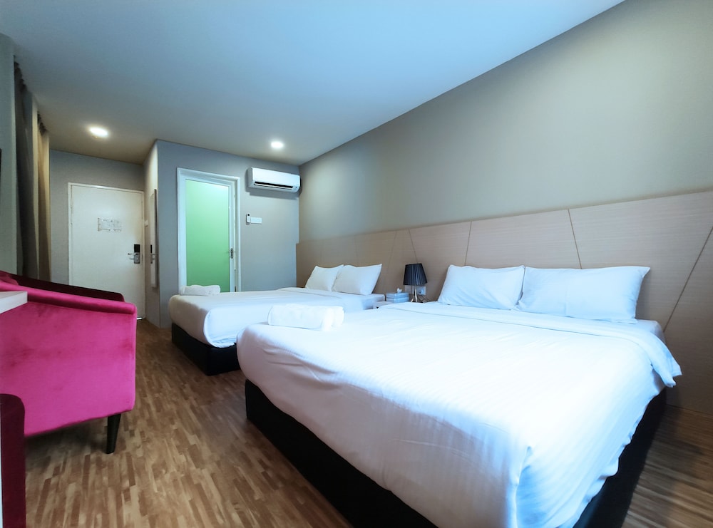 غرفة عائلية بسريرين مزدوجين، Princess Hotel Pontian 3/5