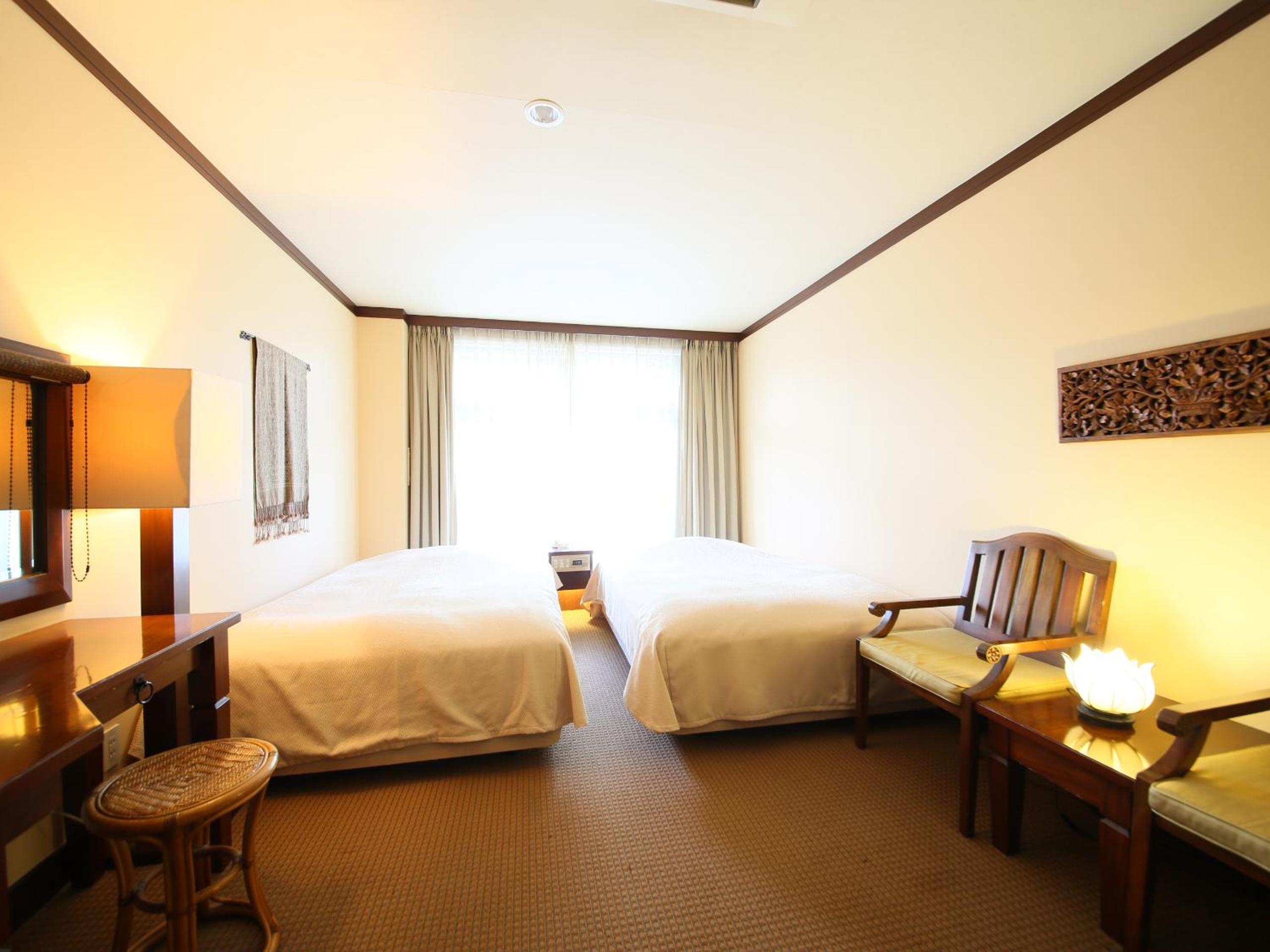 غرفة بسريرين مزدوجين، Wellness Forest Nasu 2/2
