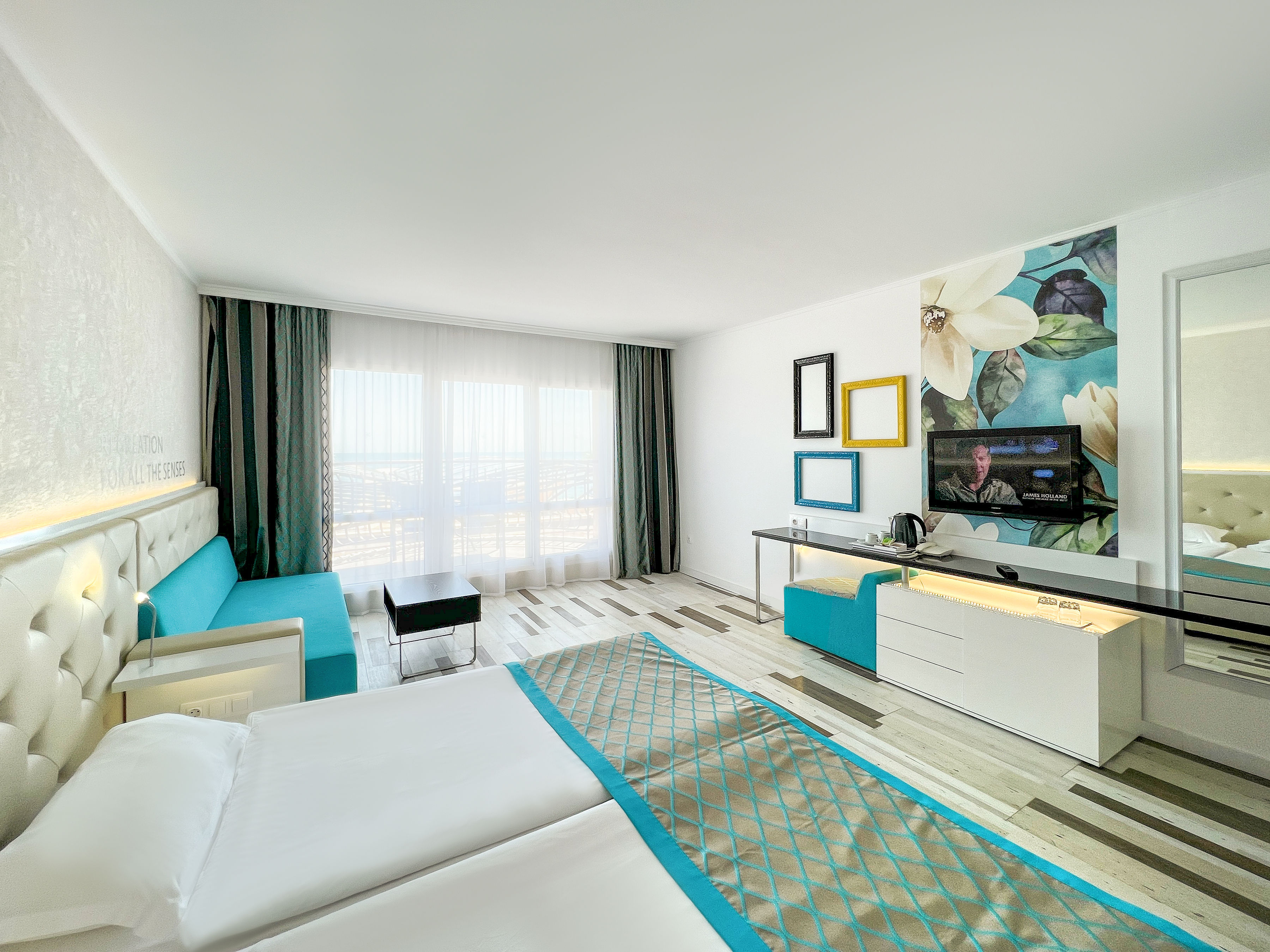 ROOM, DOUBLE BED, SEA VIEW