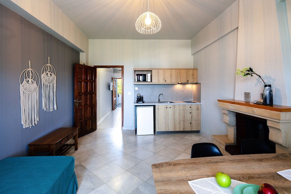 Lobby at Anthos Apartments, Agios Vasileios