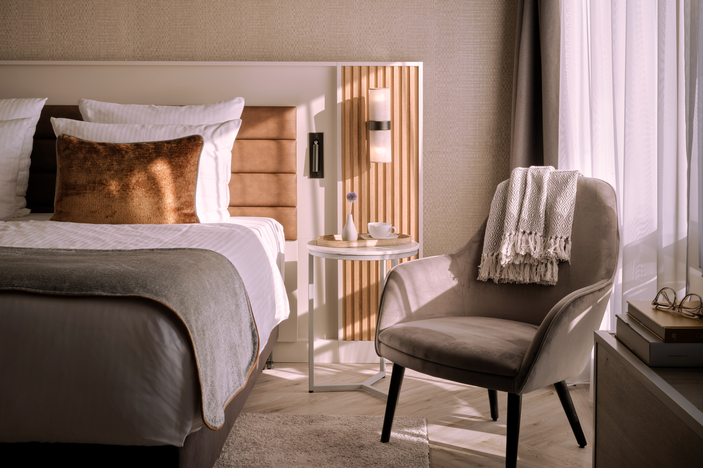 Standard, Double or Twin Bed, Leonardo Royal Hotel Baden Baden 6/8