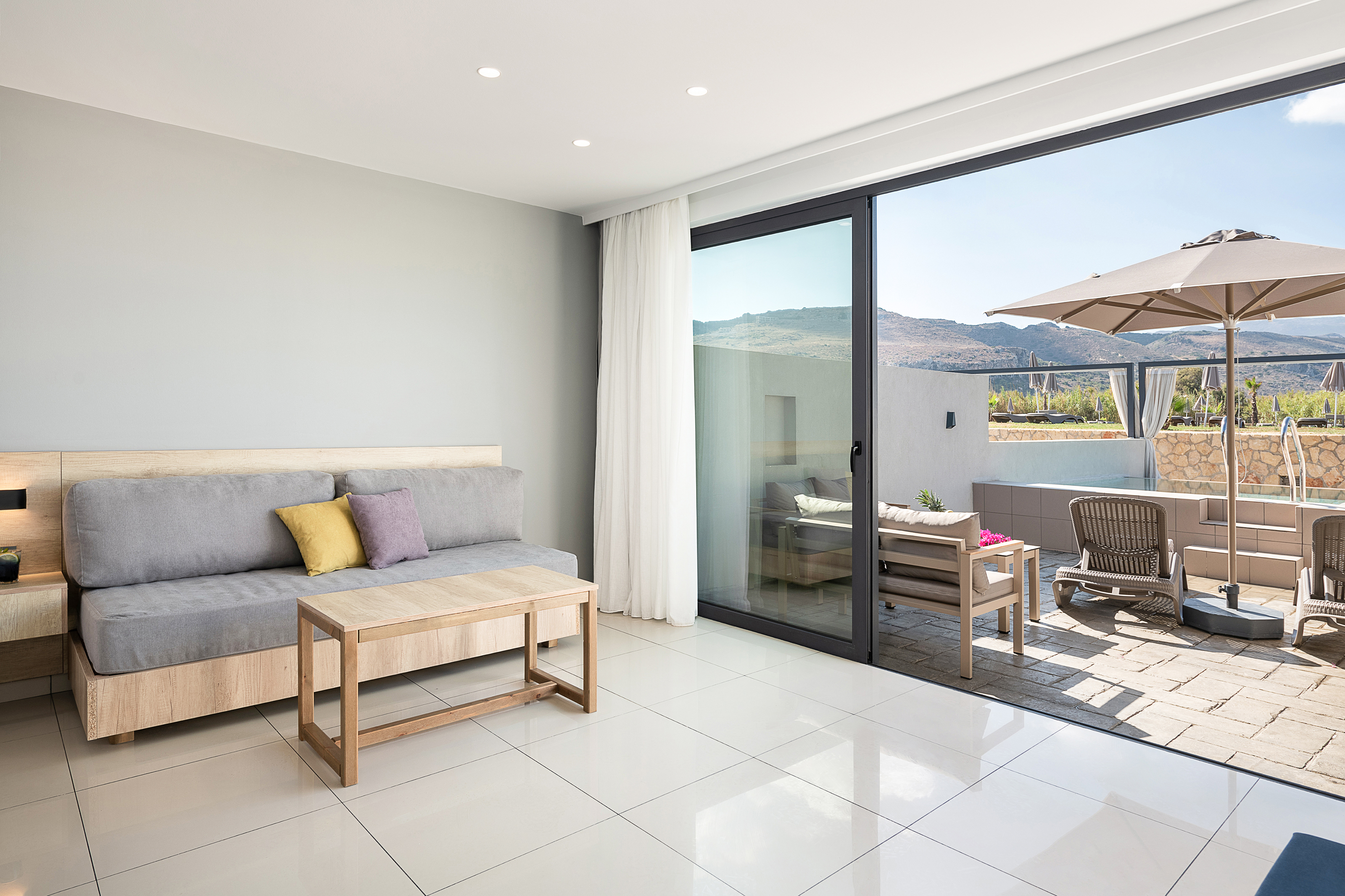 Maisonette, Side Sea View, Private Pool