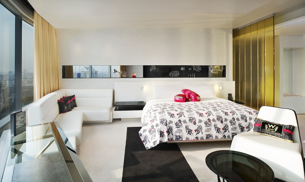 جناح استوديو بسرير كينج بغرفة نوم واحدة، W Bangkok Hotel 3/4