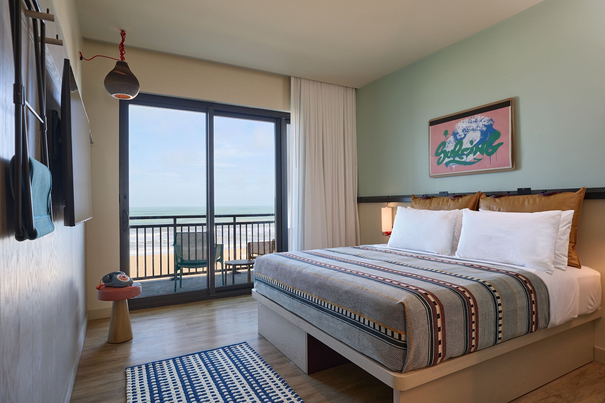 Room, King Bed, Ocean Front, Balcony