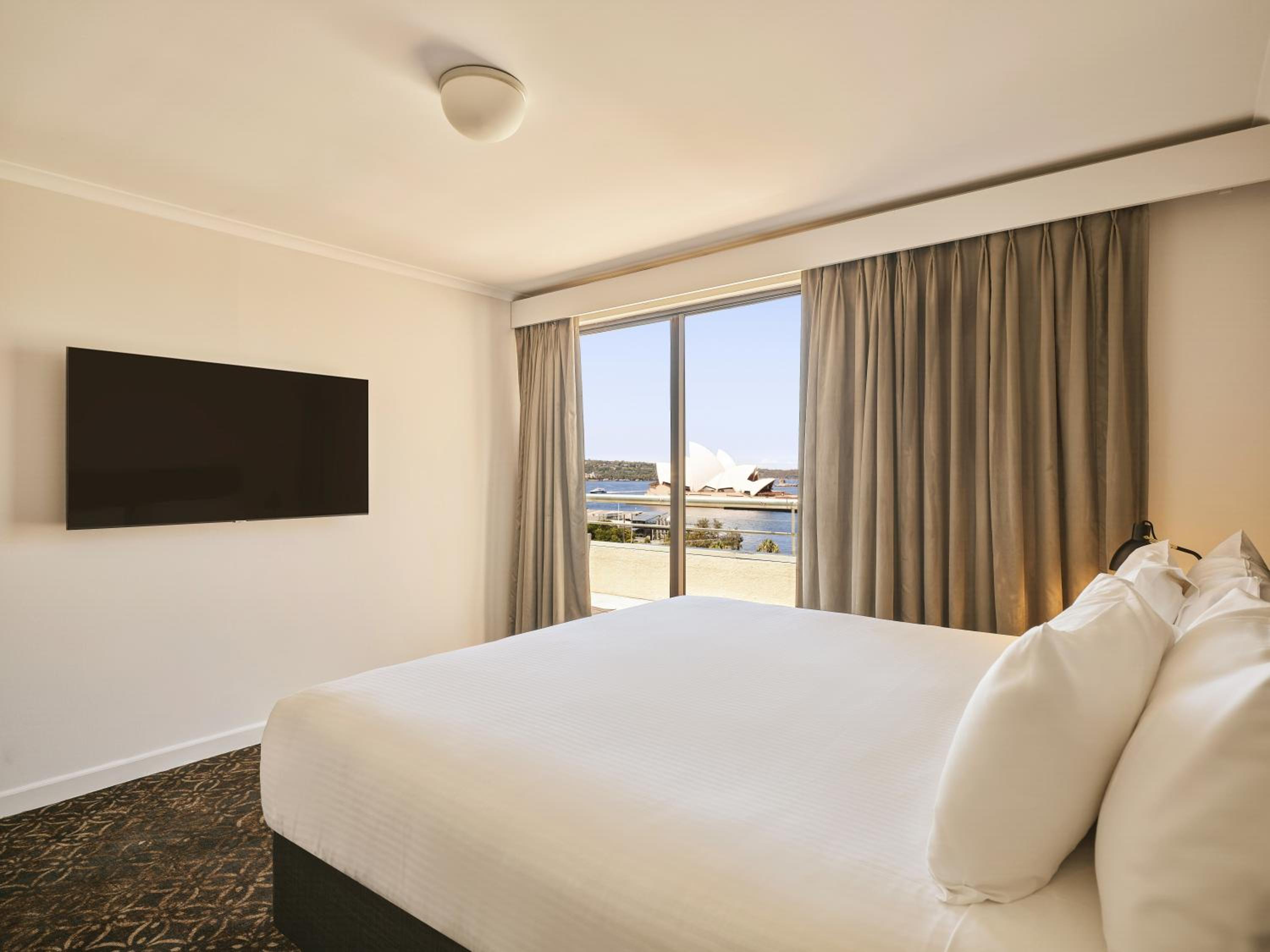 شقة بسرير كينج بإطلالة على المرفأ بغرفة نوم واحدة، Rendezvous Hotel Sydney The Rocks 3/7