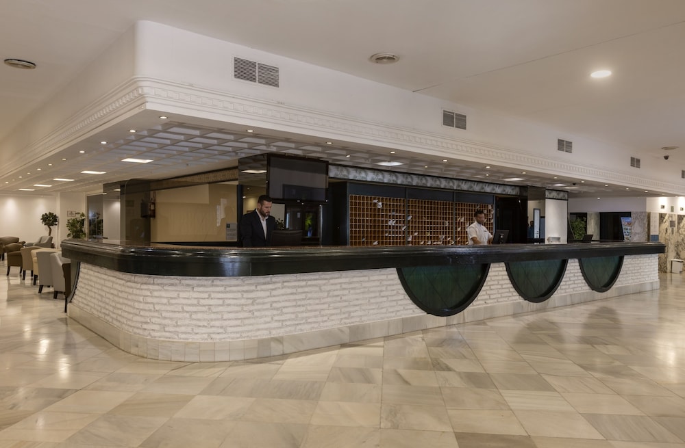Lobby at Las Palmeras Hotel, FUENGIROLA