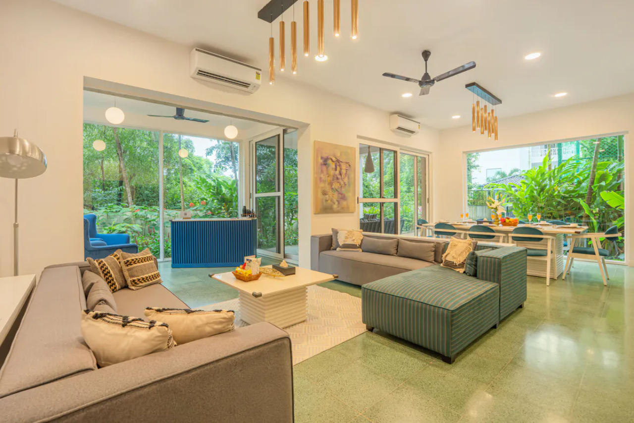 ELIVAAS Casa Del Mar 4BHK Villa with Pool, Bars, TV Lounge, Gazebo & Terraces, Goa 9/18