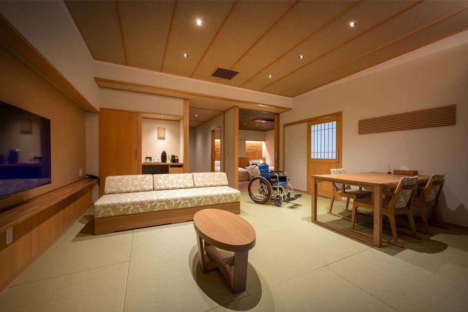 Room, Twin Beds, Semi Outdoor Bath, Tatami
