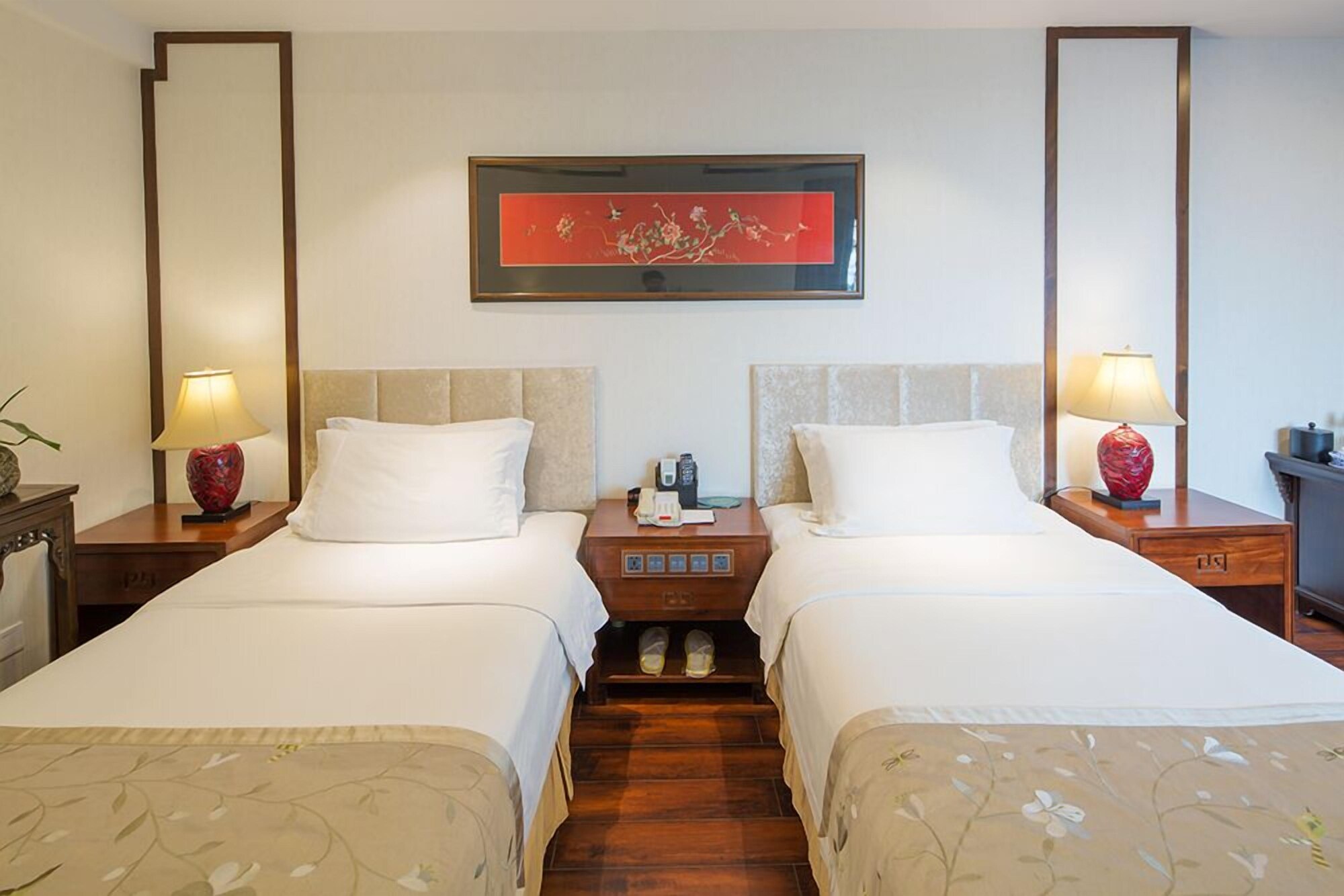 غرفة سوبيريور بسريرين منفصلين، Chengdu Buddhazen Hotel 4/4