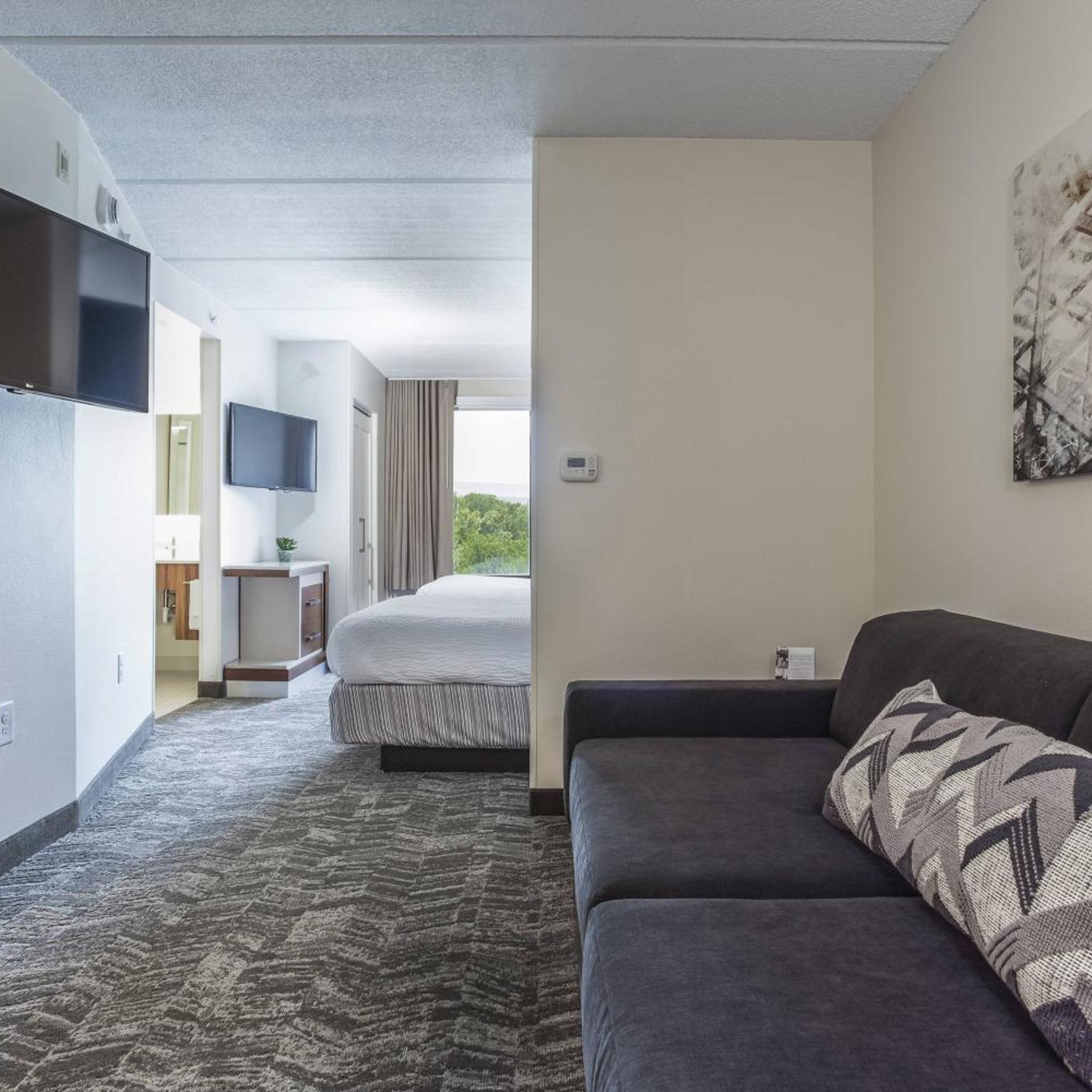 جناح بسرير مزدوج مع أريكة لذوي الإعاقة، SpringHill Suites Austin The Domain Area 4/8