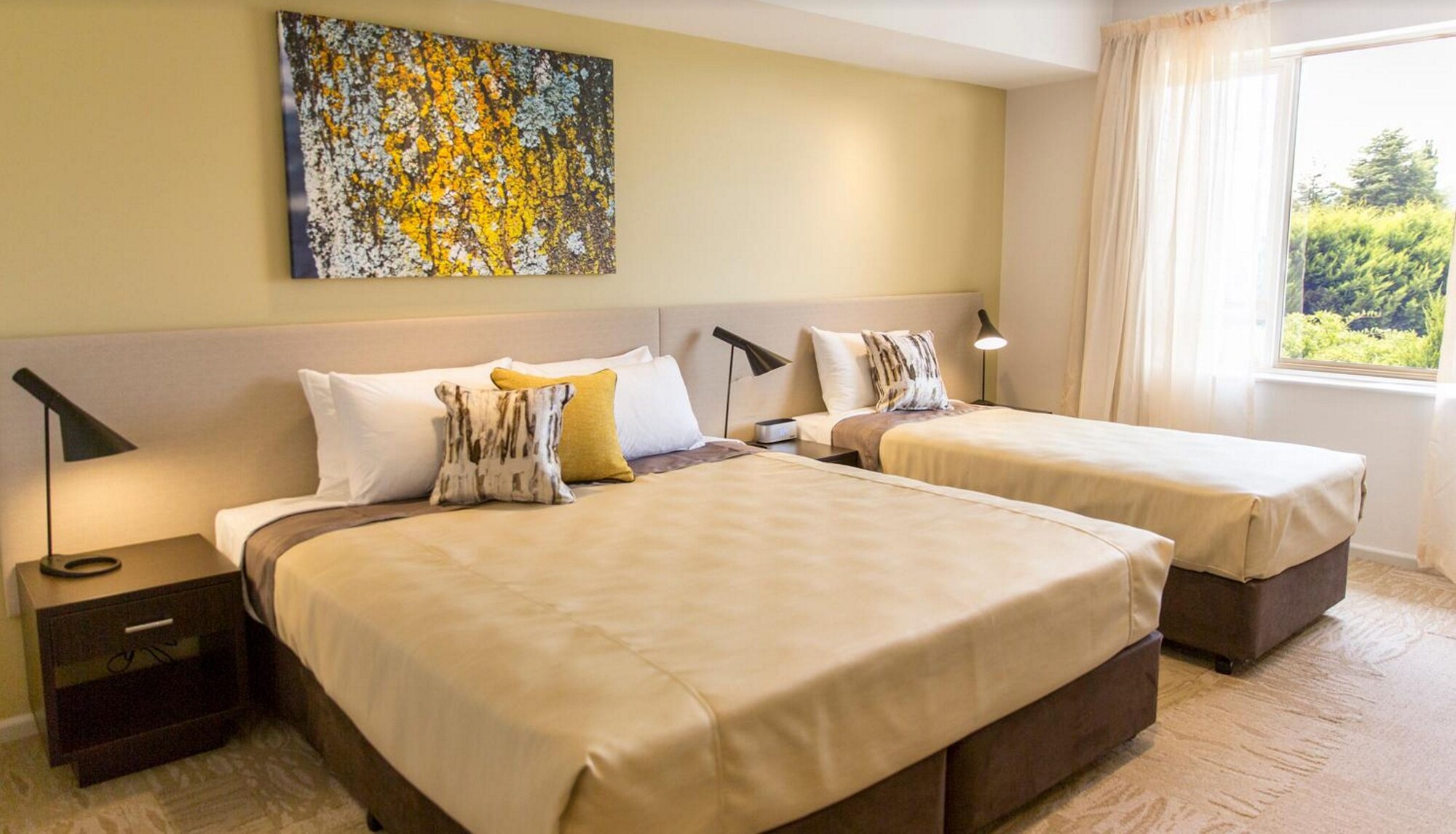 غرفة كلوب بريميير بسرير كينج وسرير فردي، Lithgow Workies Club Motel 2/4