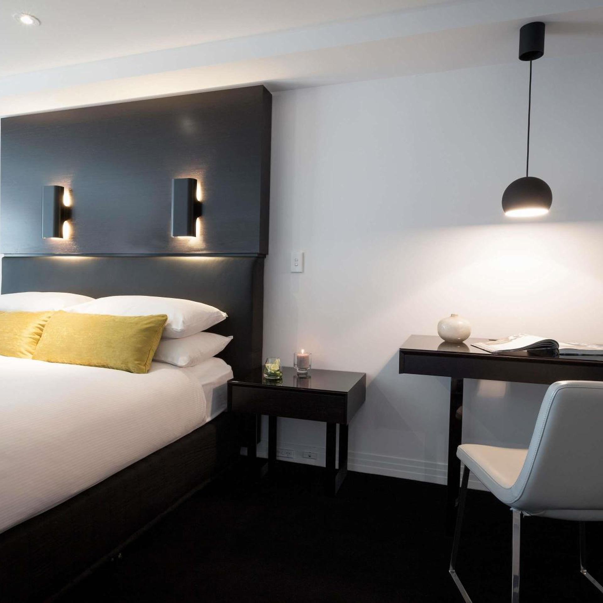 Gold, Penthouse, King Bed, Balcony