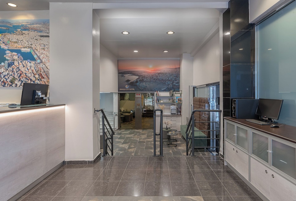 Lobby at Piraeus City Hotel, ATHENS