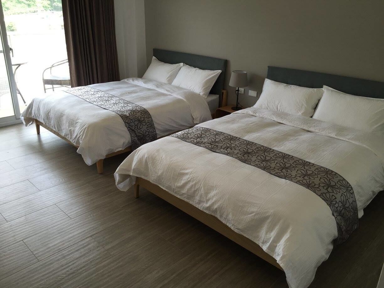 غرفة بسريرين مزدوجين بإطلالة على البحر، Xiang Ju B&B 4/6