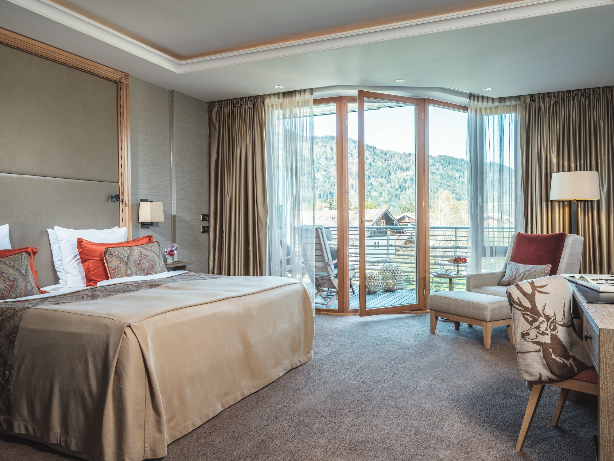 Elegant, Alpine, Deluxe, King Bed, with View