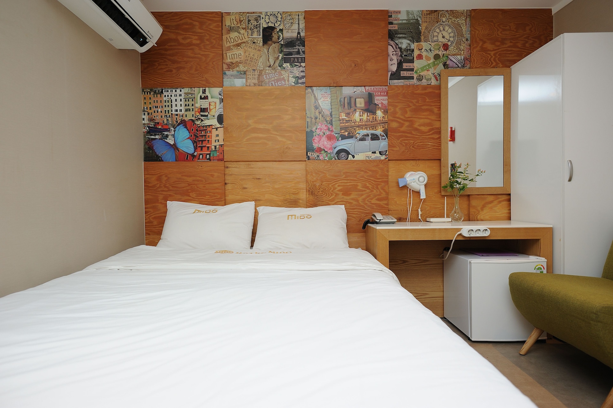 غرفة قياسية بسرير مزدوج، Hotel MIDO Myeongdong 3/4