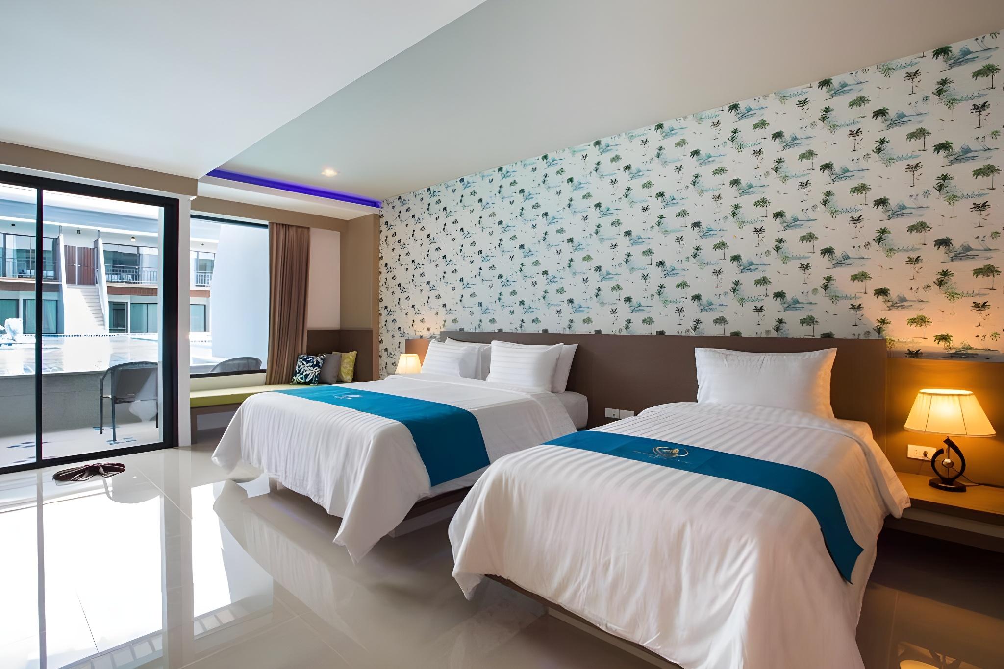 Family, 1 Double and 1 Single Bed, Pool Access