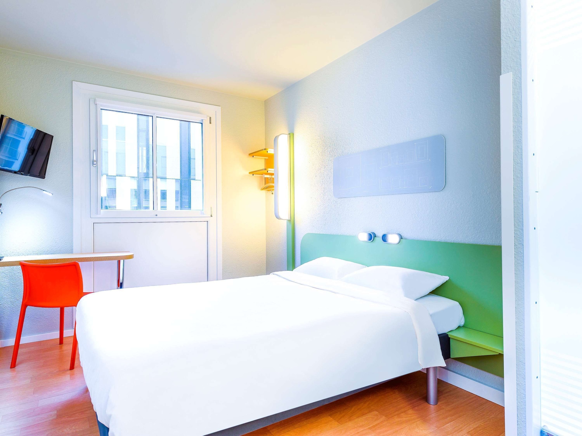 غرفة قياسية بسرير مزدوج، Ibis Budget Leipzig City 2/7