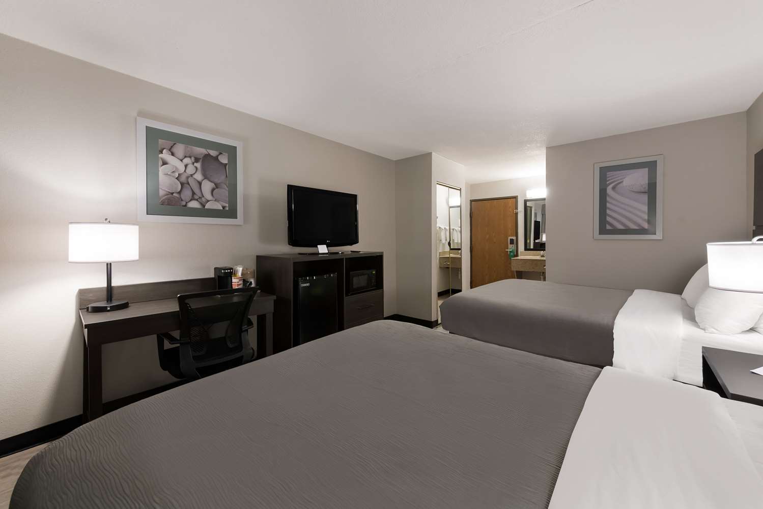 غرفة بسريرين كوين، Quality Inn Merriam Kansas City 3/4