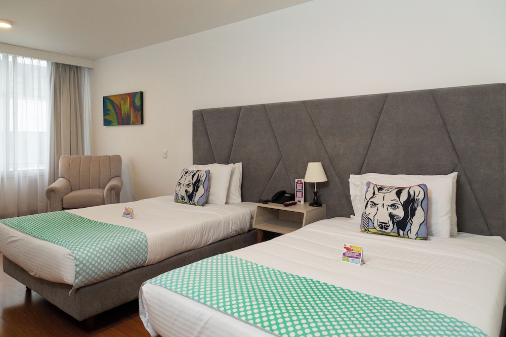 Room, Twin Beds, Pop Art Hotel Manizales Centro Historico 6/9