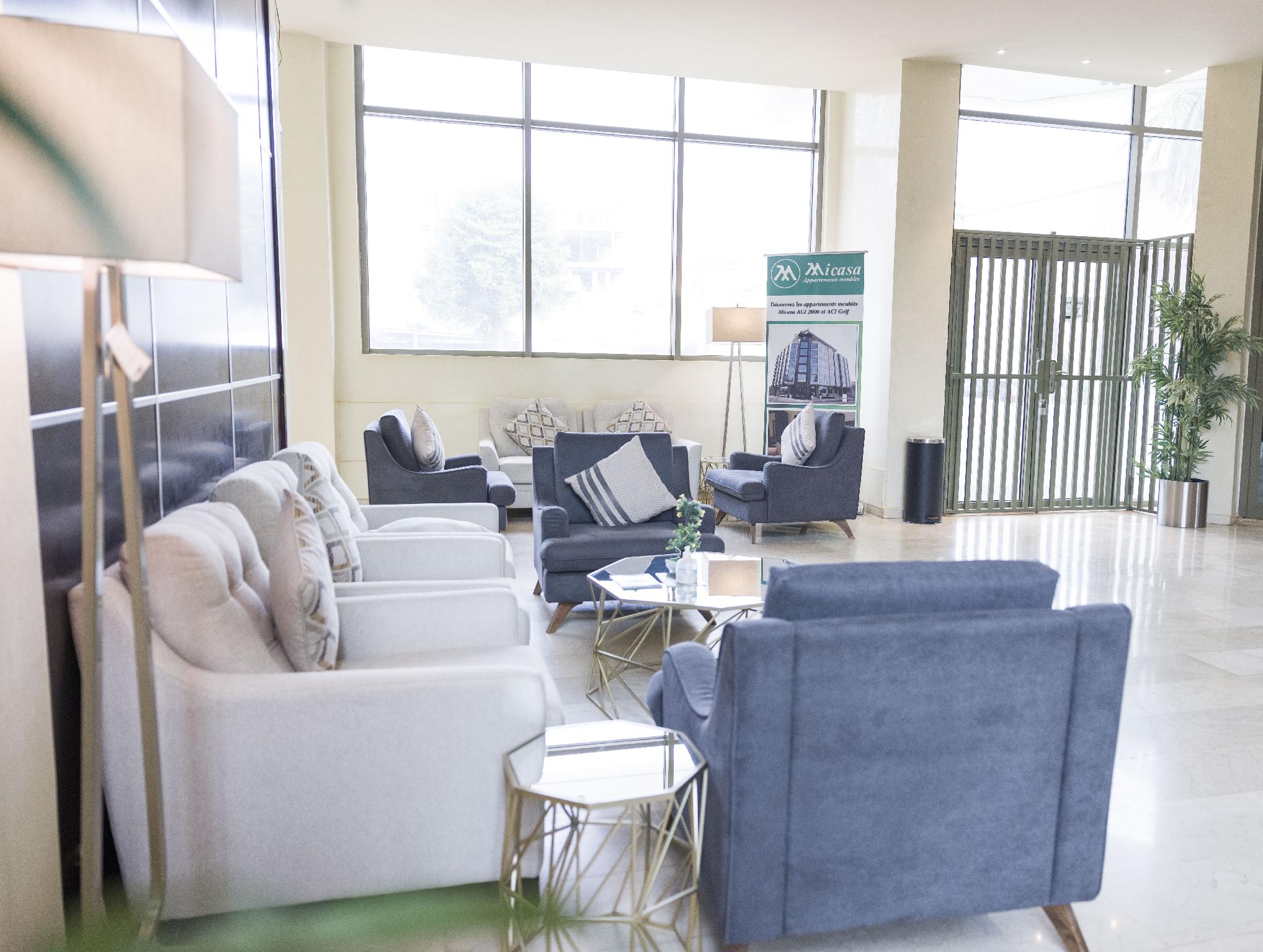 Lobby at Hotel Micasa, BAMAKO