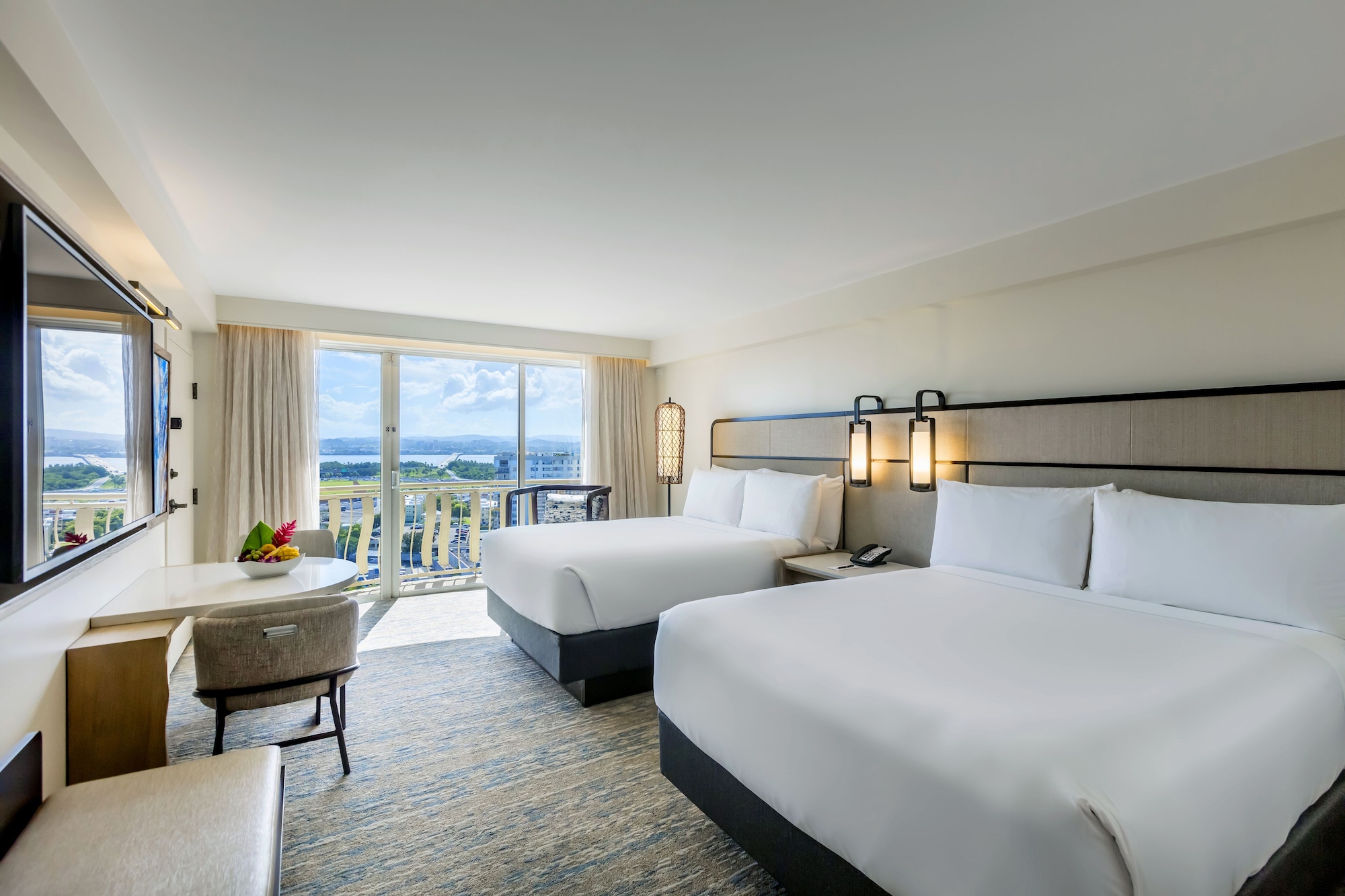 room, 2 queen beds, garden view
