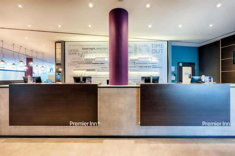 Lobby at Premier Inn Stuttgart Bad Cannstatt Hotel, STUTTGART