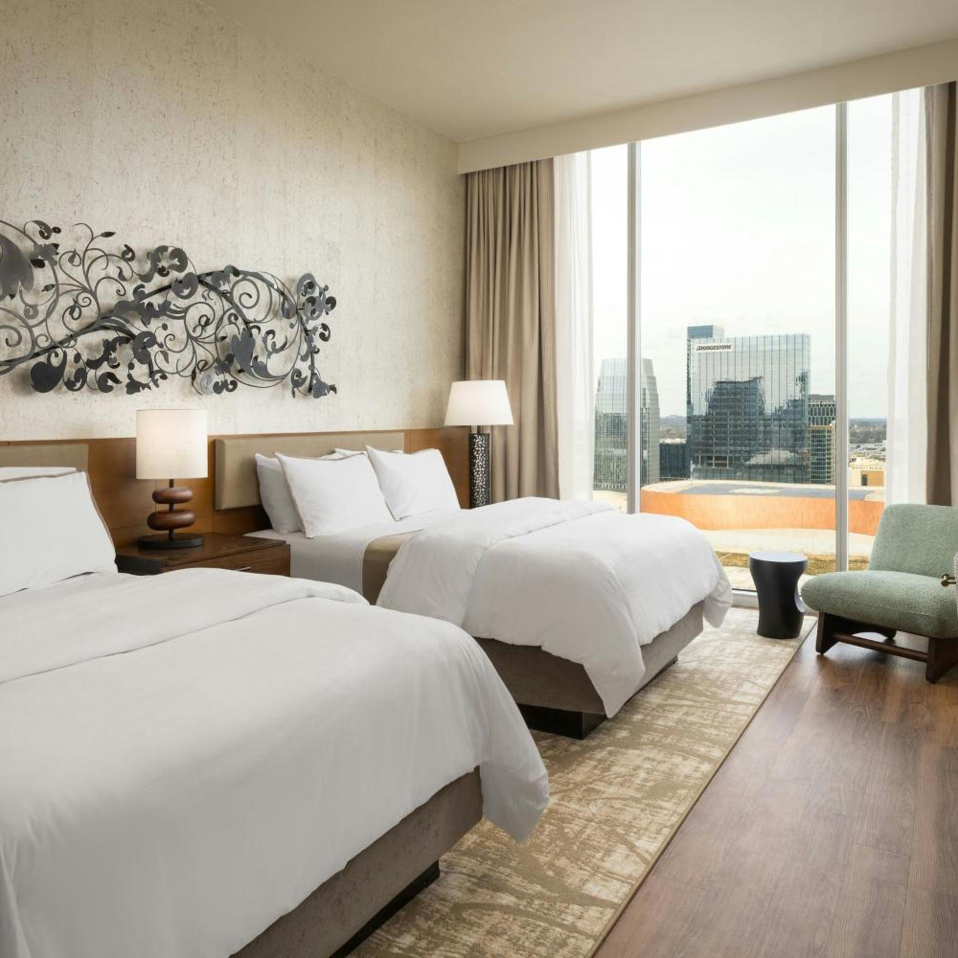 Heavenly, 2 Queen Beds, High Floor