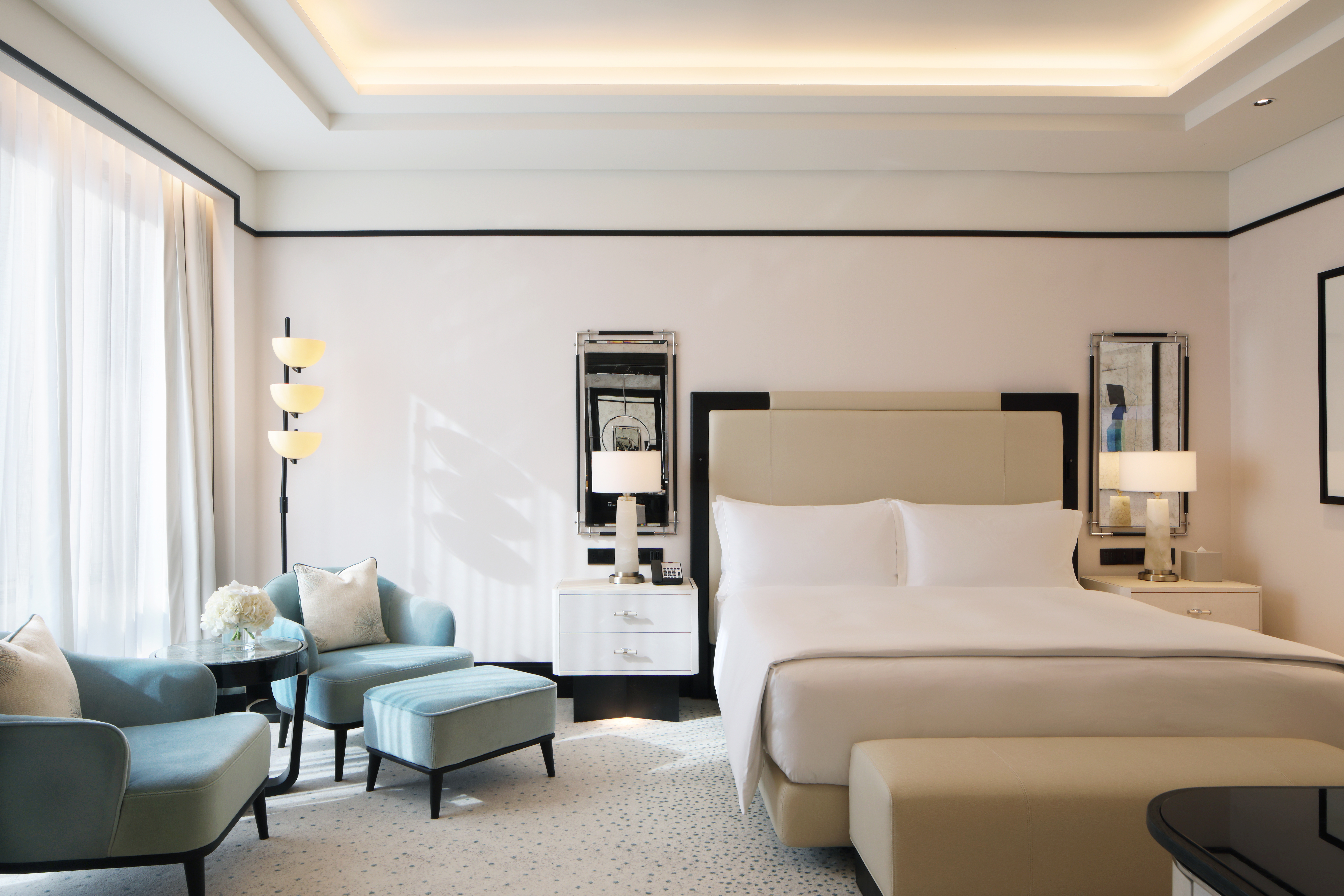 غرفة غراند بسرير مزدوج، Waldorf Astoria Doha West Bay 3/6