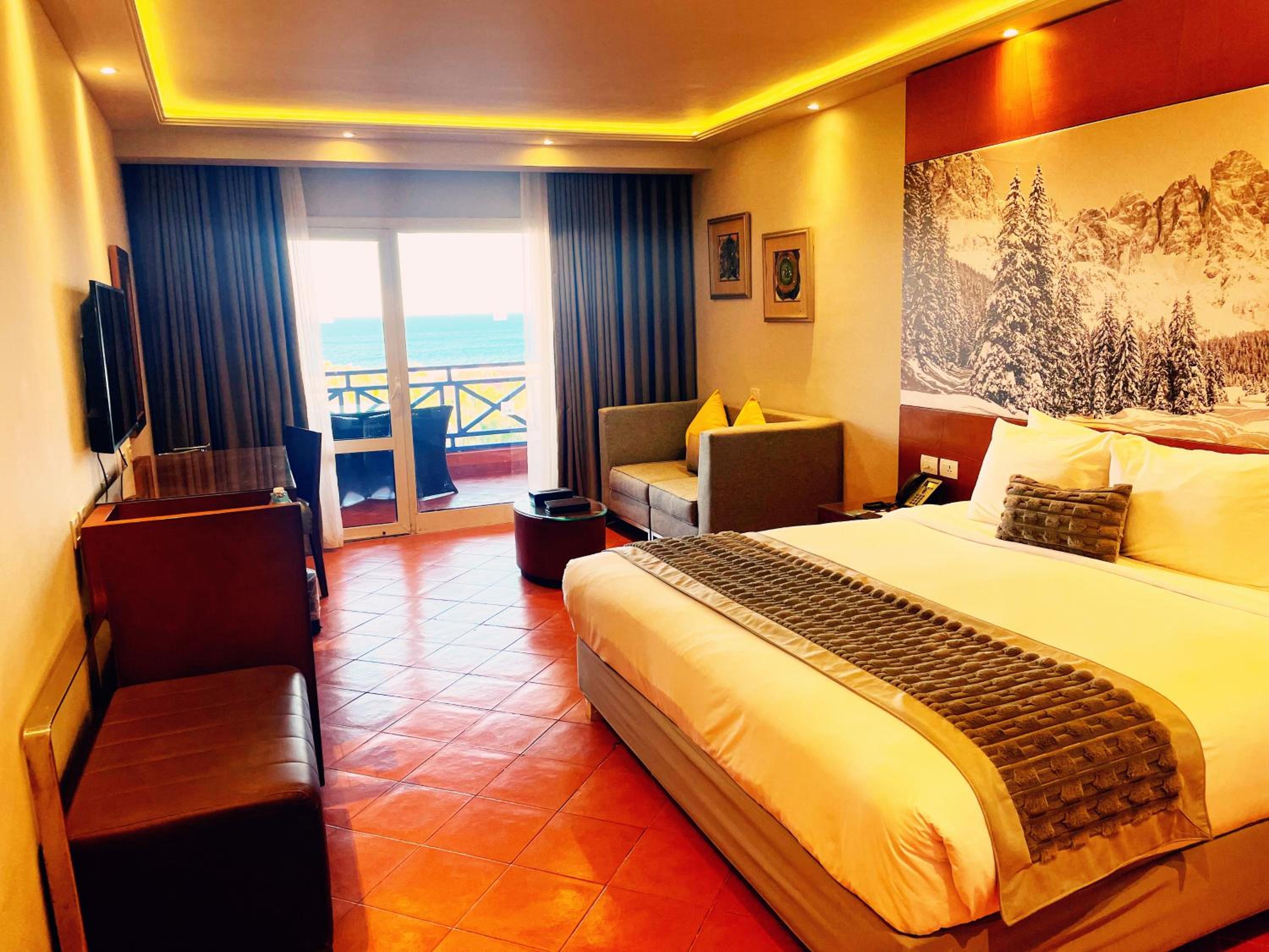 Deluxe, Double Bed, Sea View