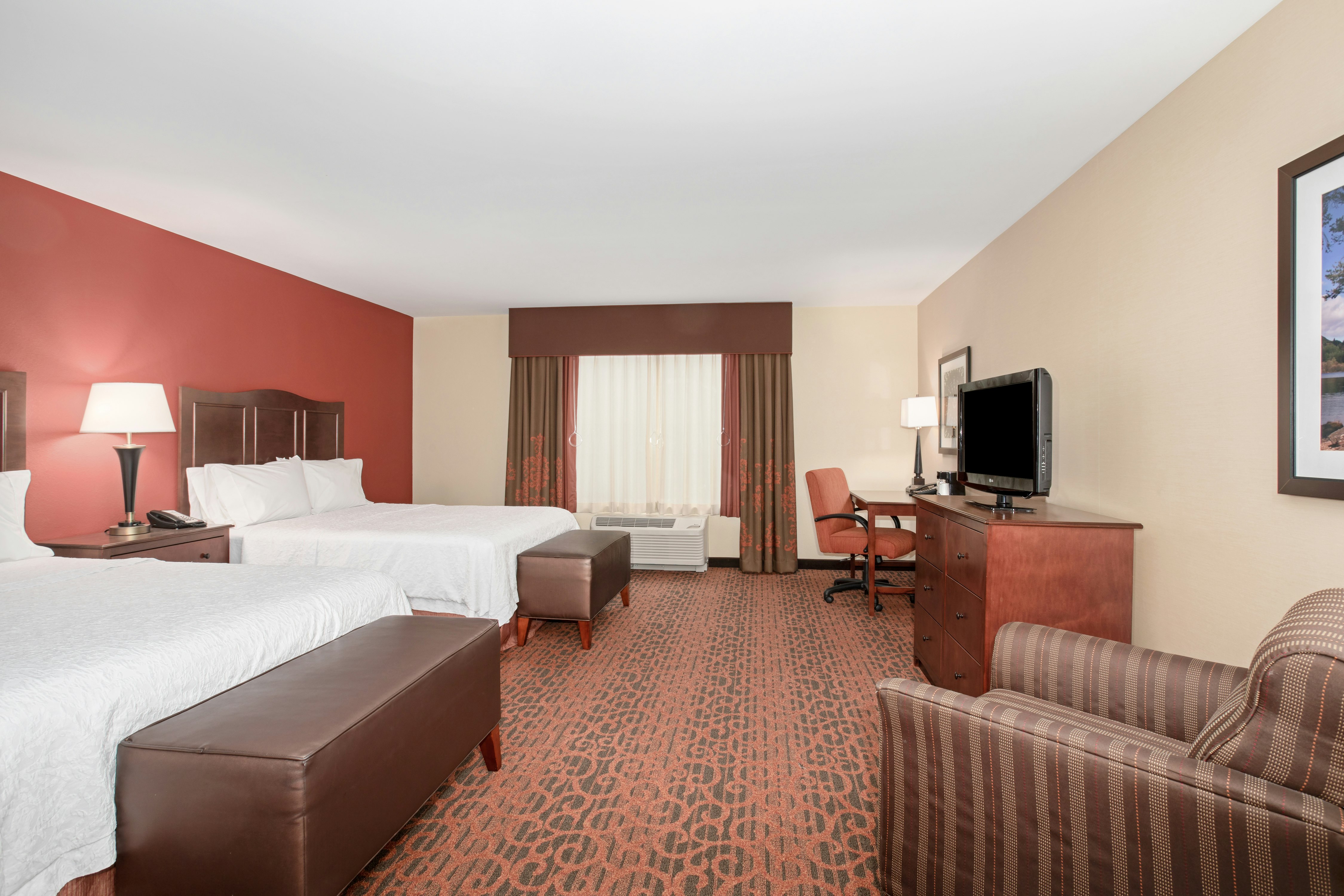 غرفة بسريرين كوين لذوي الإعاقة، Hampton Inn & Suites Denver/South-Ridgegate 3/4