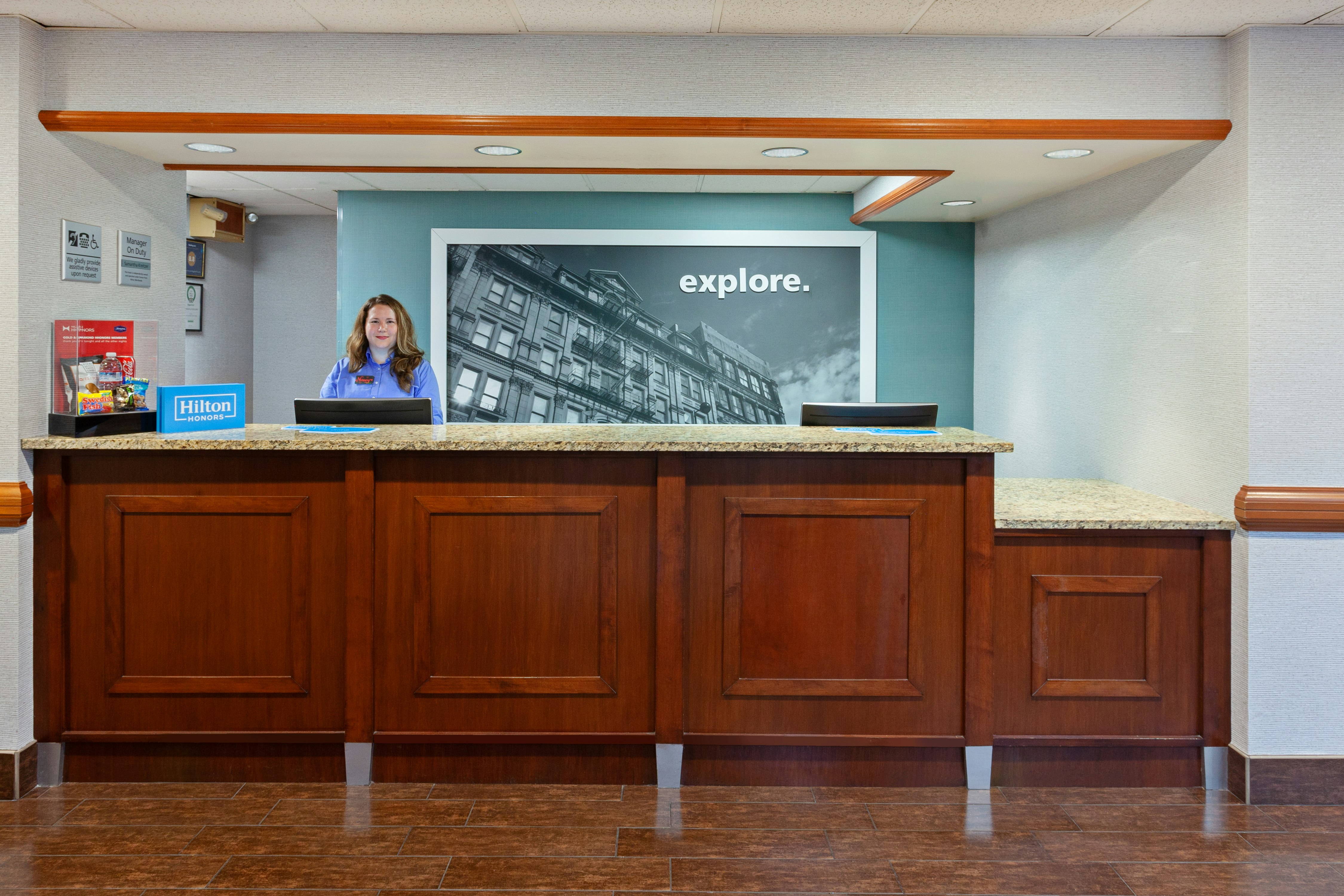 Lobby at Hampton Inn Los Angeles/Arcadia/Pasadena, ARCADIA - CA