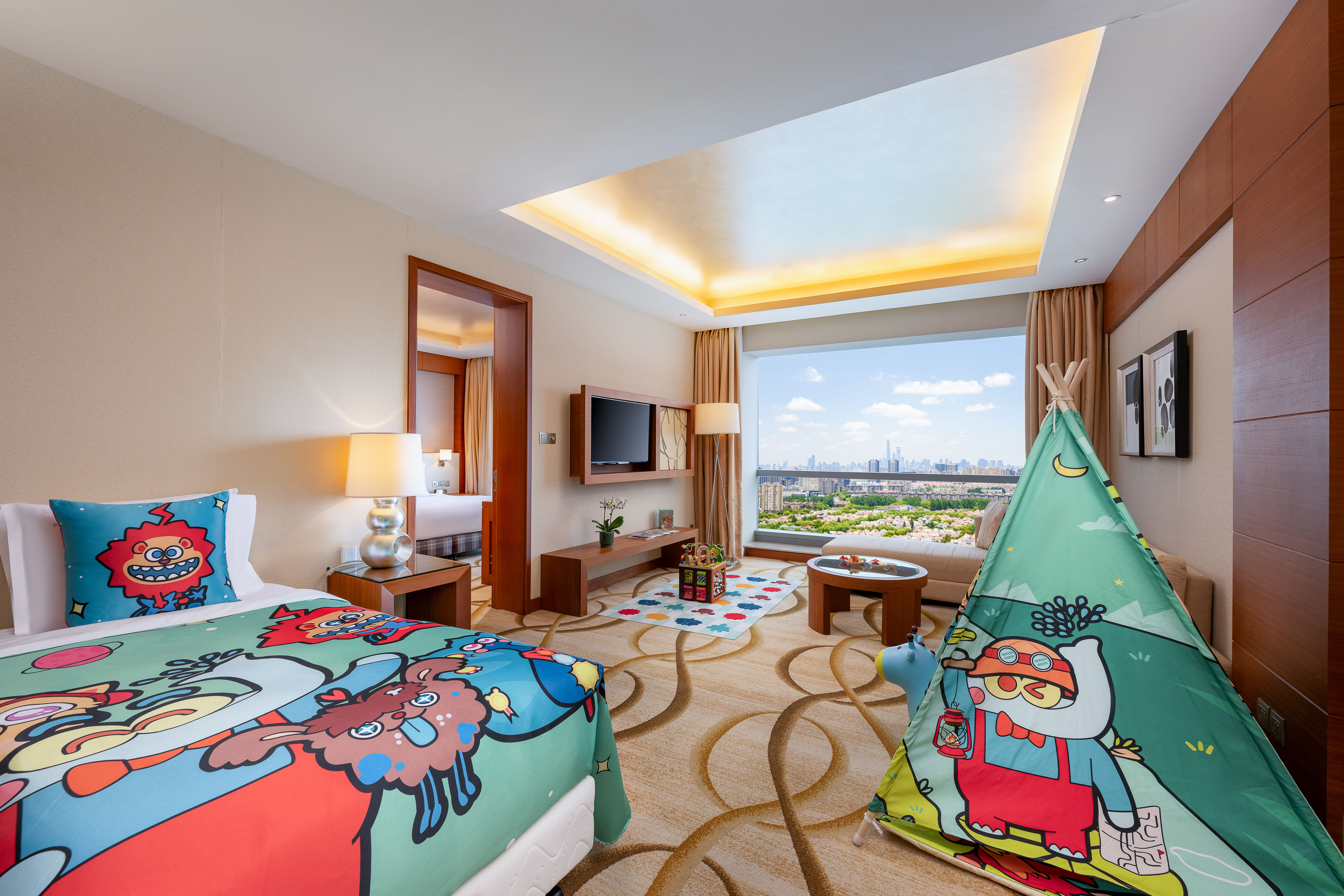Kids Theme, Standard, 1 Single and 2 Double Beds، HOLIDAY INN SHANGHAI PUDONG KANGQIAO 2/3