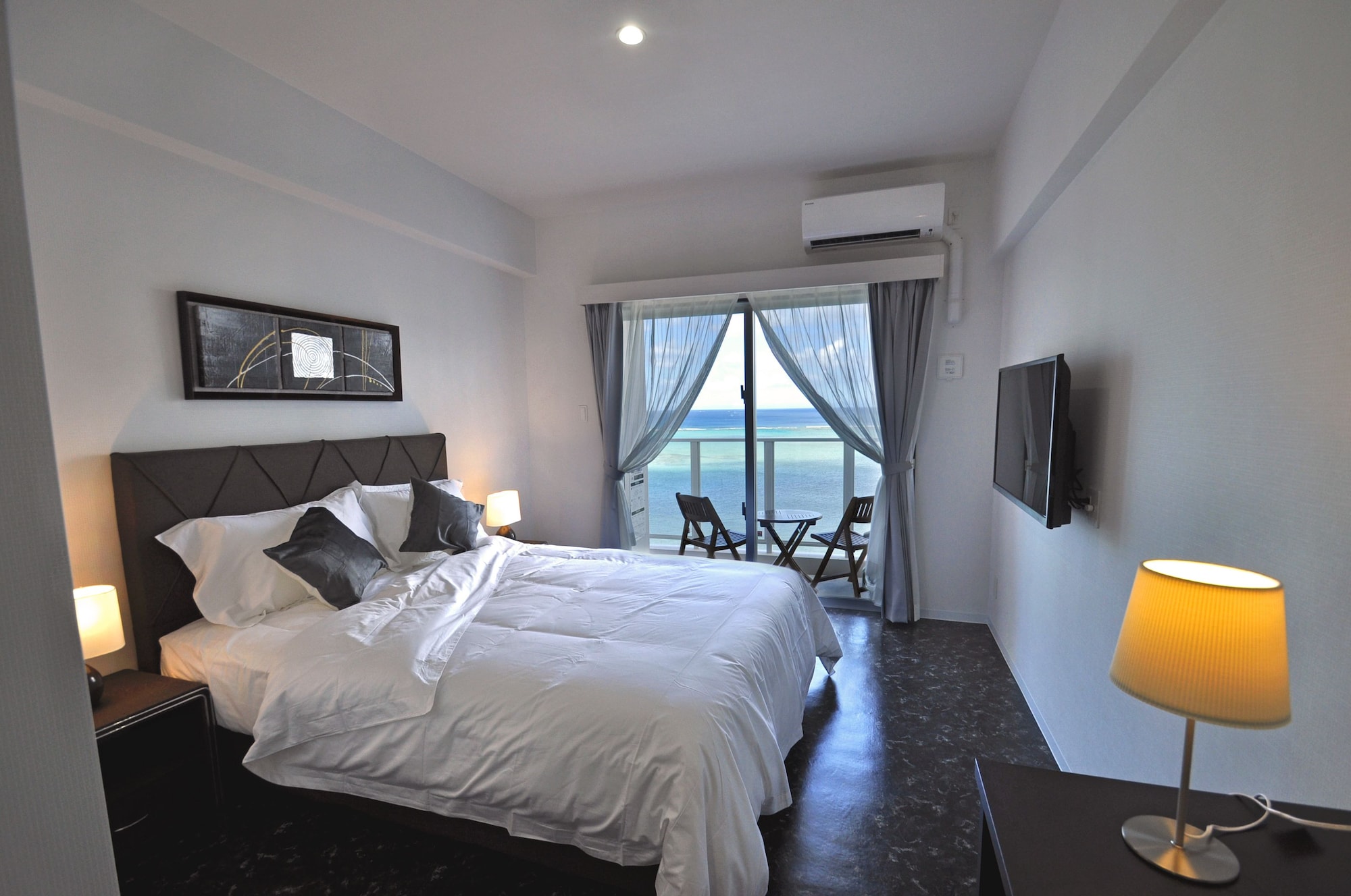 STANDARD, DOUBLE BED, BEACH VIEW