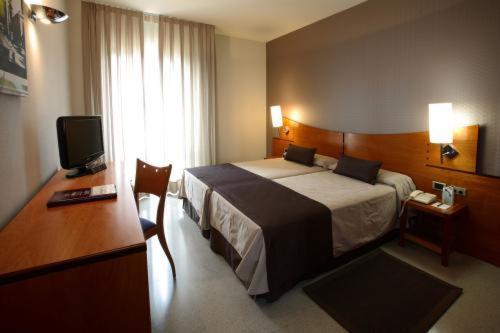 غرفة بسرير مزدوج، Granollers Hotel 4/5