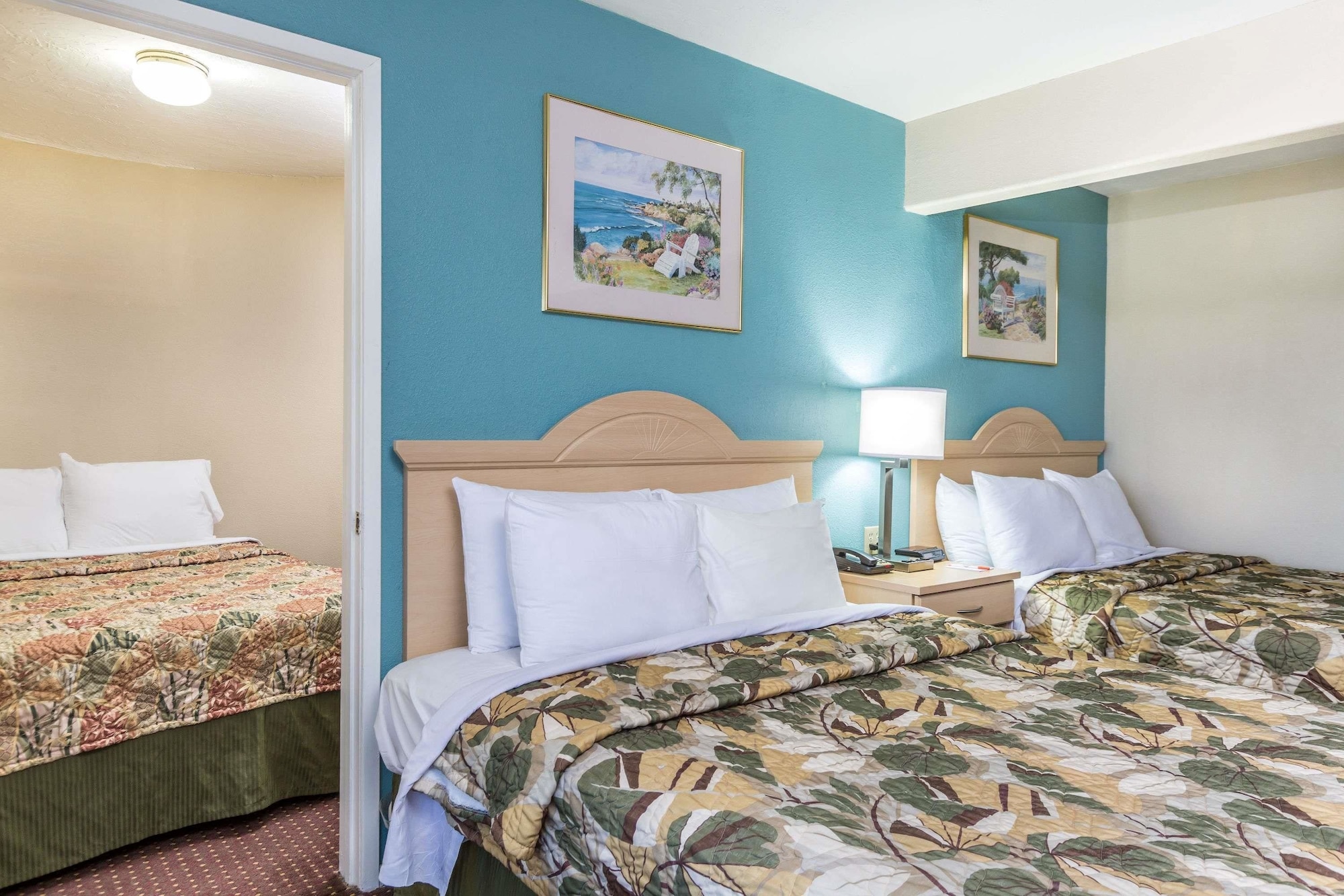 غرفة بزنس بسريرين كوين بإطلالة على البحر، Howard Johnson By Wyndham Santa Cruz Beach Boardwalk 4/7