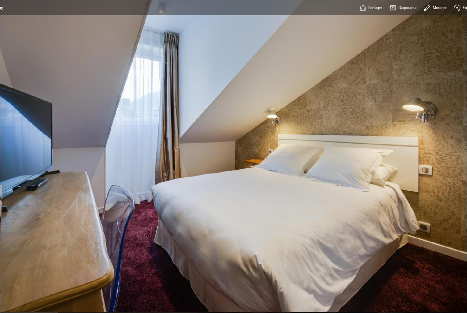 Room, Double Bed, Attic