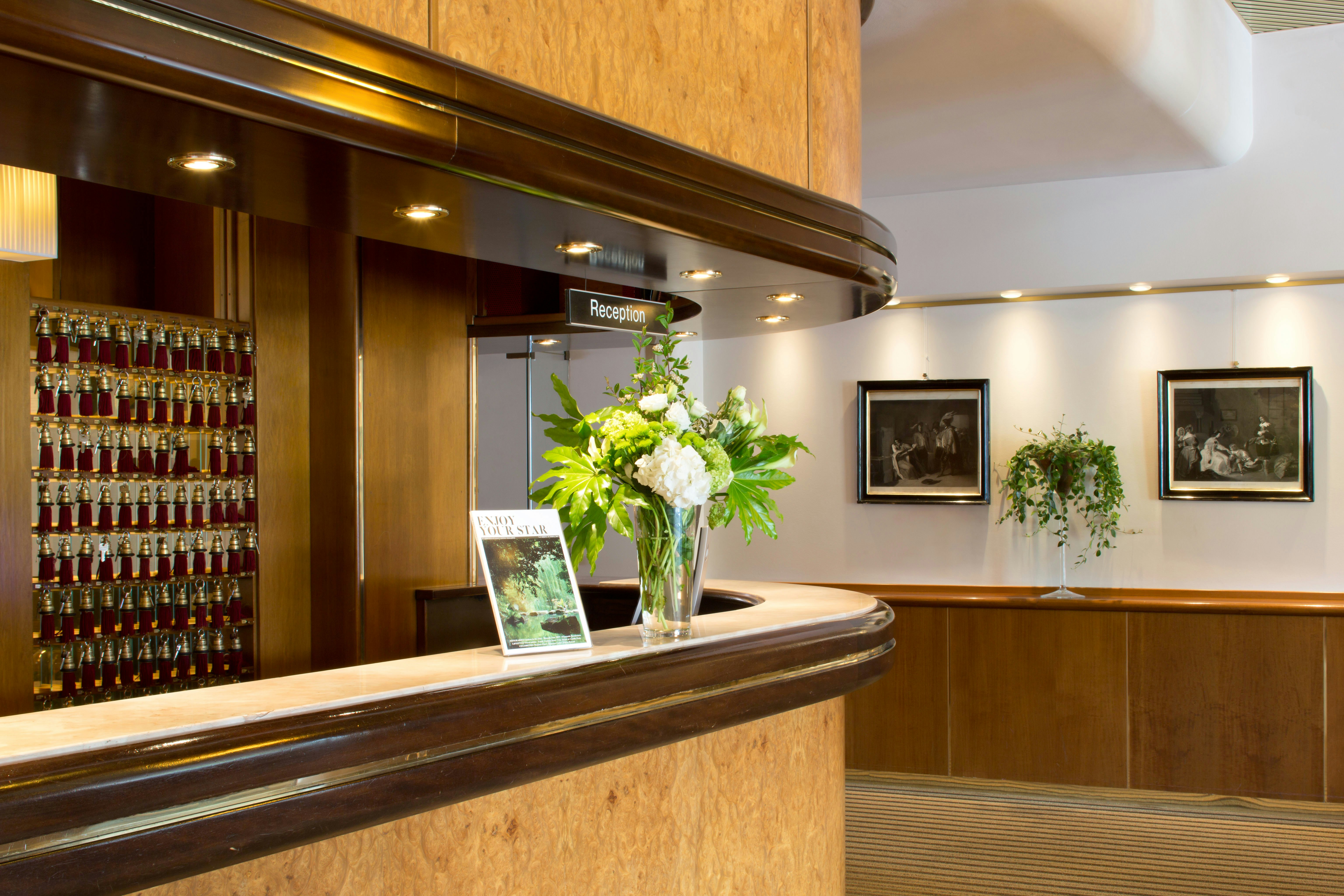 Lobby at Starhotels Cristallo Palace, BERGAMO