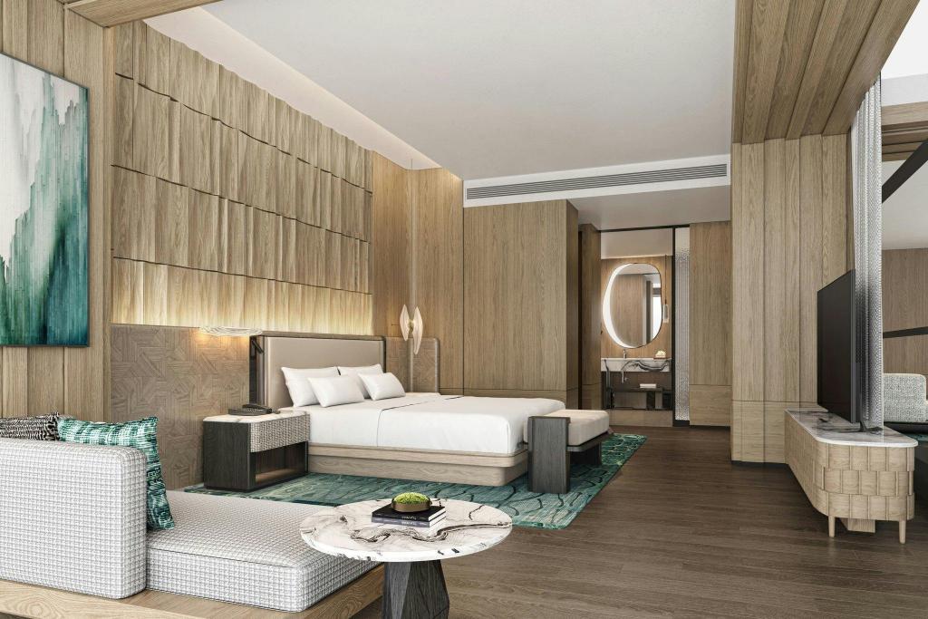 Suite, King Bed, River and Skyline View, Club Lounge Access