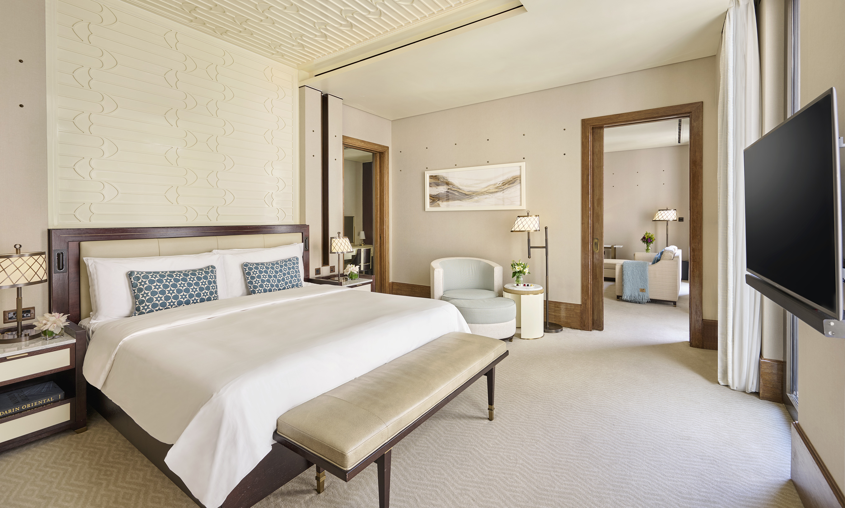 جناح ديلوكس بغرفتي نوم، Mandarin Oriental Doha 3/5