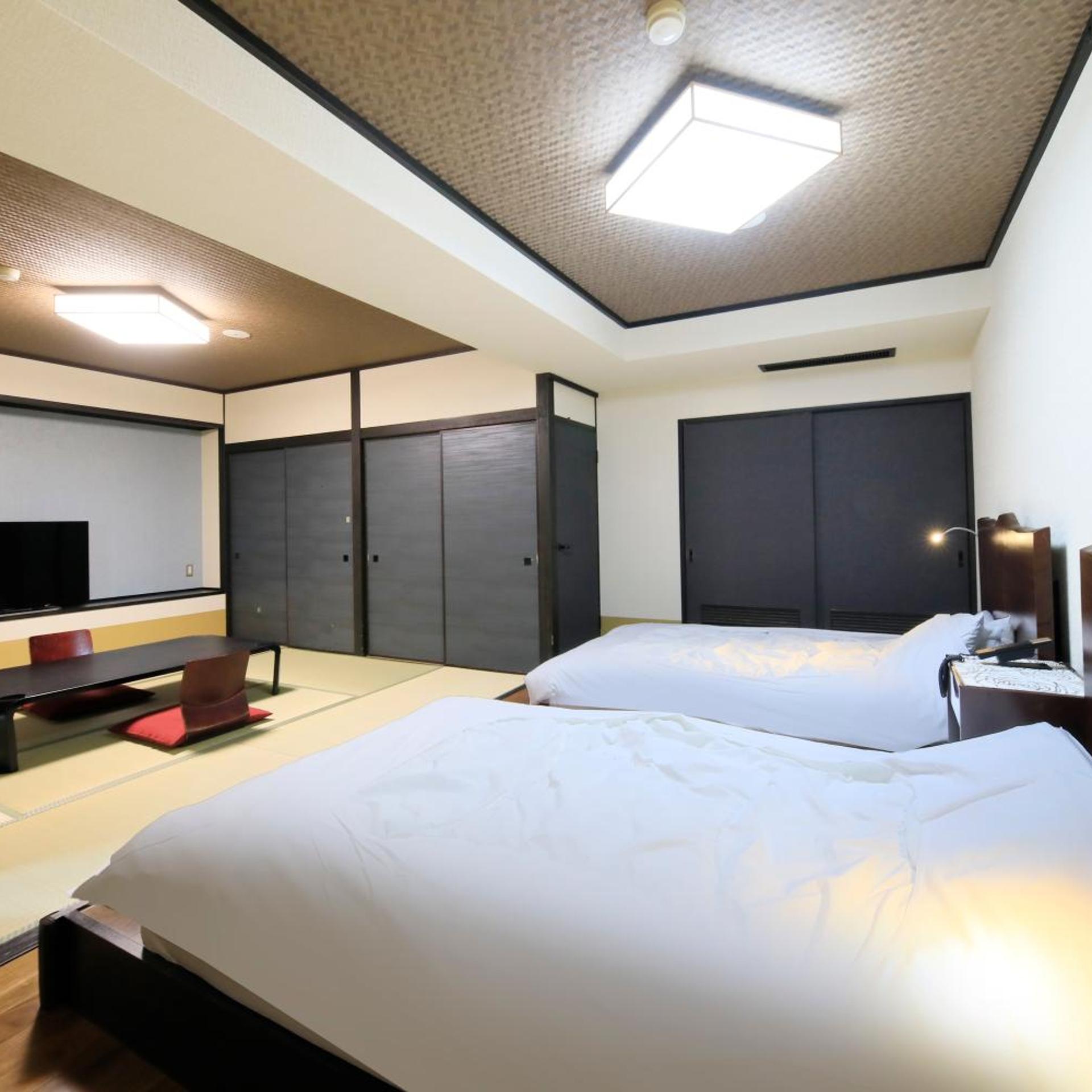 Room, Twin Beds, External Bathroom