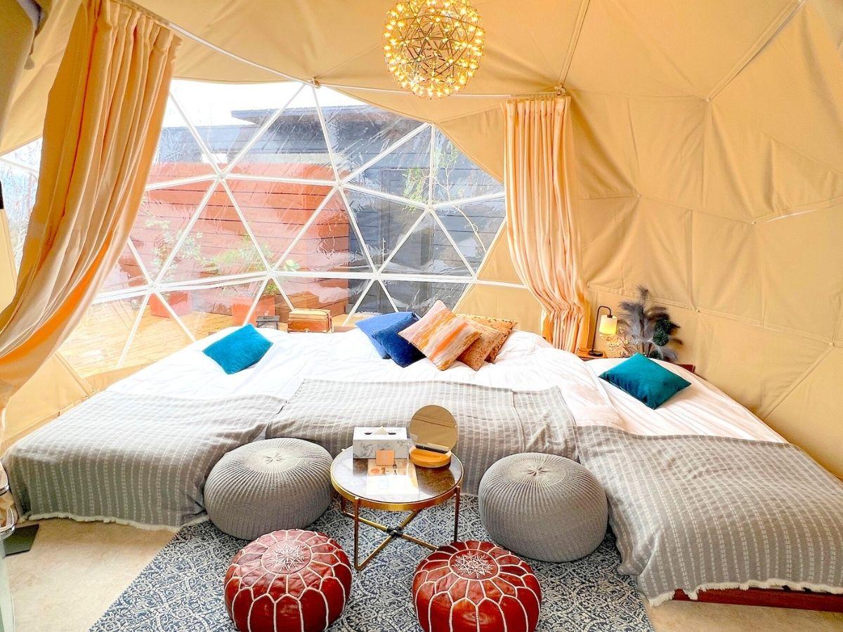 Dome, Tent, 4 Beds