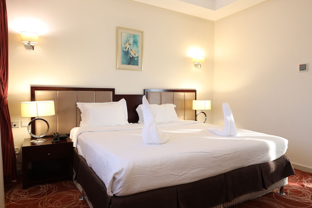 جناح بسرير كينج وسريرين منفصلين بغرفتين، ابراج الريان المكية(Al Rayyan Makiya Towers Hotel) 3/10