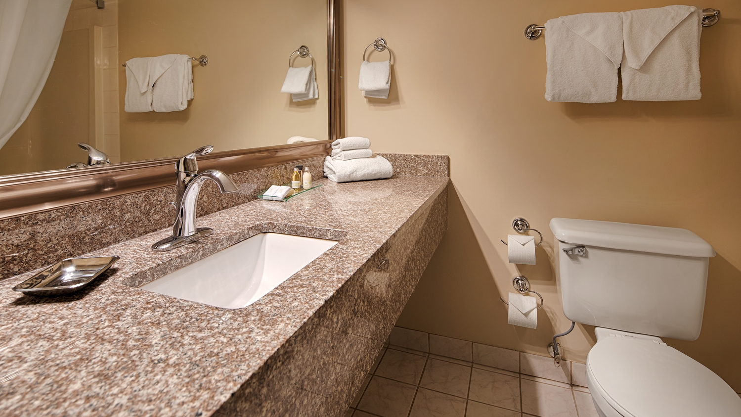 غرفة بسرير كوين بحوض استحمام لذوي الإعاقة، Best Western Mountainview Inn 3/3