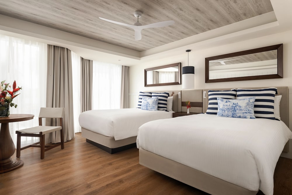 Room, 2 Double Beds, Tropical View