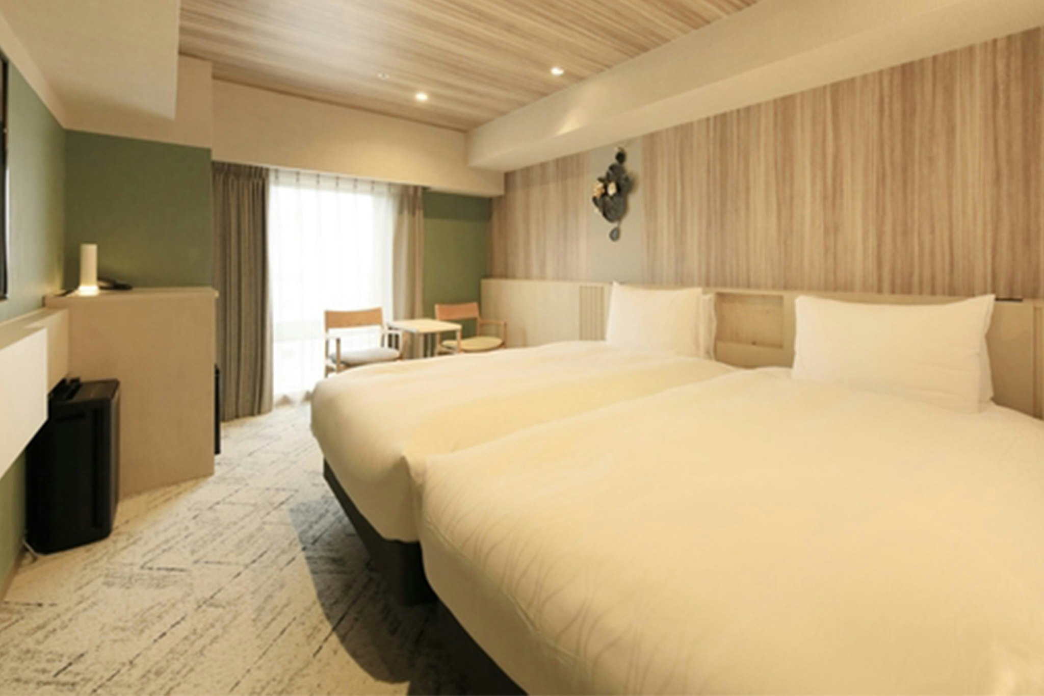 Compact, Twin Beds