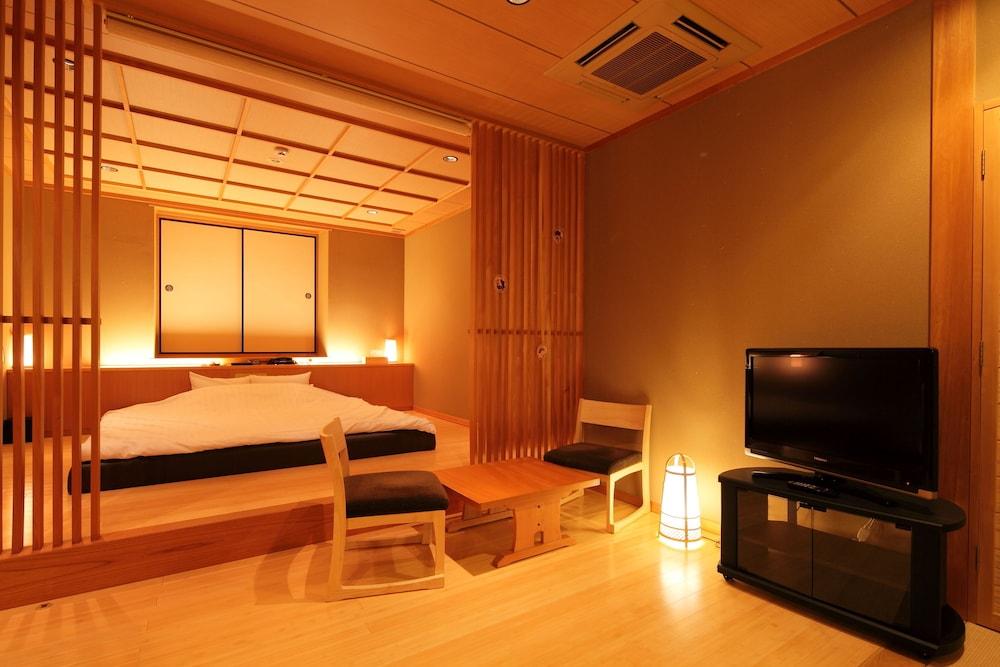 Japanese, Style, Villa, Double Bed, Outdoor Bath