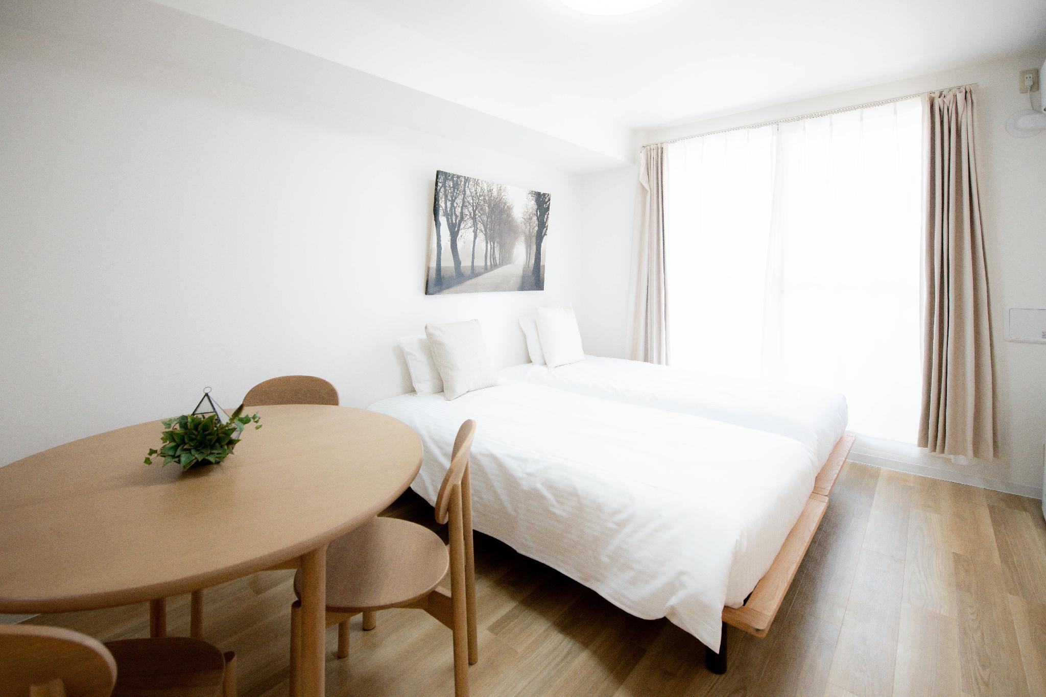 غرفة رباعية بسرير مزدوج وسريرين منفصلين، Guest House MiYaBi 2/2