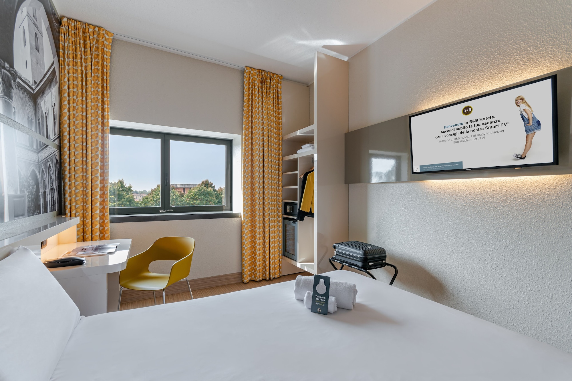 غرفة قياسية بسرير كوين، B&B Hotel Cremona 7/10