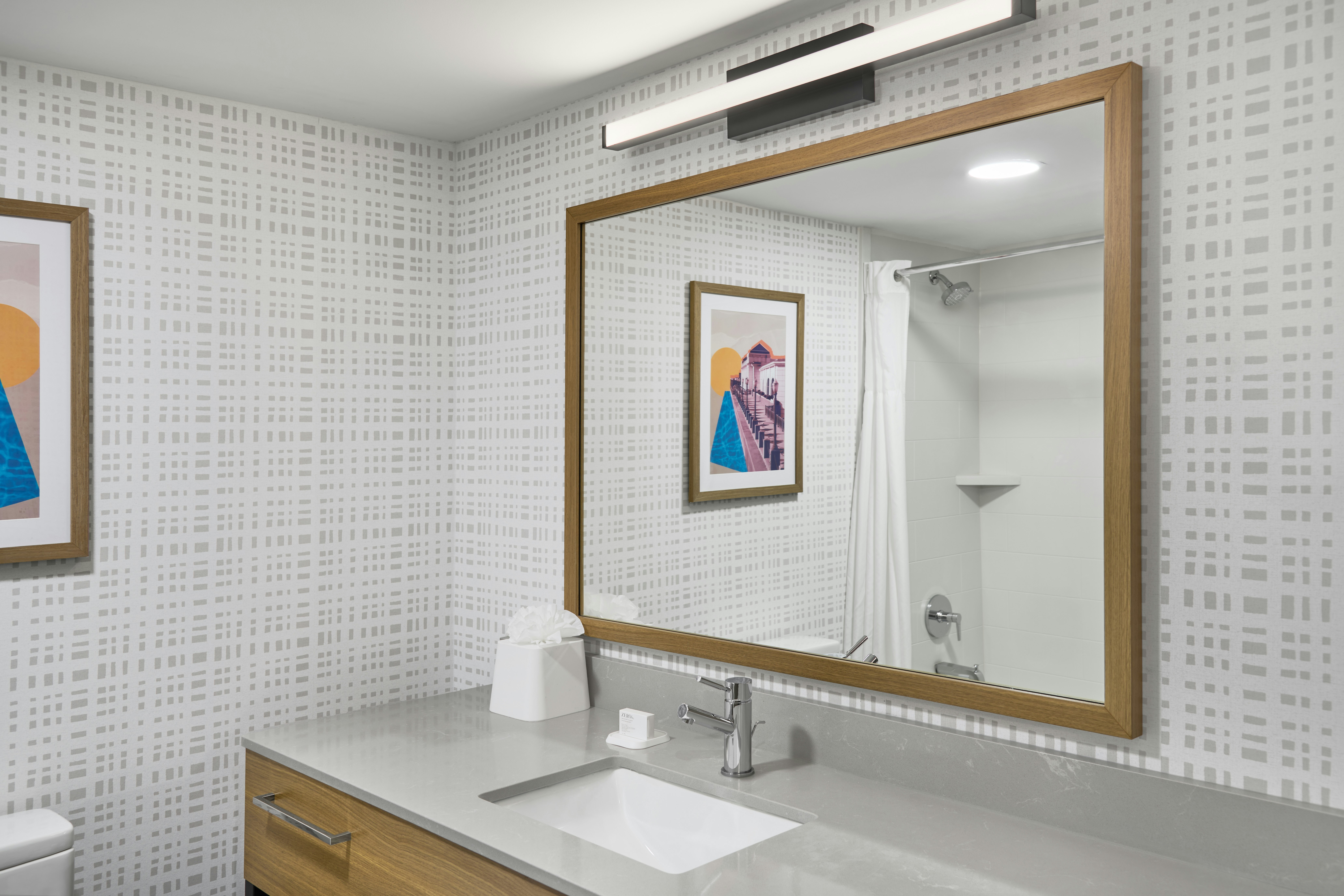غرفة بسريرين كوين، Hampton Inn Chicago Carol Stream 4/4